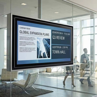 Afficheur numérique de 23,8 pouces pour table, sans écran tactile, lecteur publicitaire, réseau Wi-Fi, télécommande, Android 11, kiosque mural