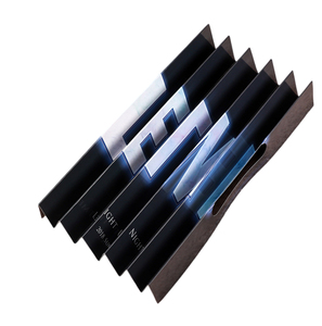 Bannière promotionnelle publicitaire personnalisée en papier double face avec slogan de cheering, <span class=keywords><strong>Claquette</strong></span> en papier pliable - Product Image 4