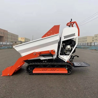 CE/EPA-zertifizierter LOONG SHEEN Selbstladender Mini-Dumper 800kg Raupenlader 0,3m Schaufel 16,8KW EPA-Motor Kostenloser Versand Lader