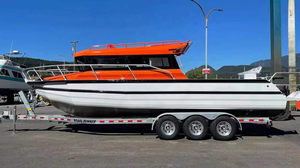 เรือตกปลาอลูมิเนียมขนาด9เมตรพร้อมกระท่อมขนาด XL เรือยอชท์สำหรับเล่นกีฬา - Product Image 2