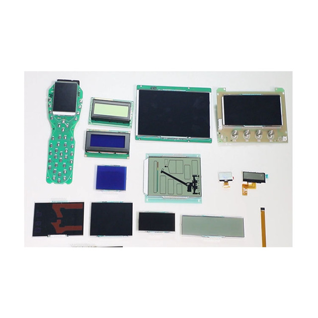 Monochrome LCD Manufacturer  custom TN HTN STN FSTN VA 7 segment LCD Display for Temperature Energy meter with LCD backlight