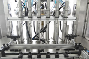 เครื่องผลิตเส้นขวดพลาสติก/ขวดแก้วความแม่นยำสูงระบบอัตโนมัติสำหรับดูแลผิวเนยแร่พาราฟินโมล - Product Image 2