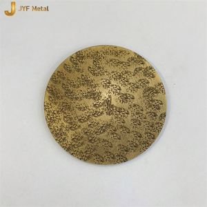 Placa de Acero Inoxidable 304 Martillada, Metal Decorativo con Acabado de Latón Antiguo, con Servicios de Doblado y Corte - Product Image 5
