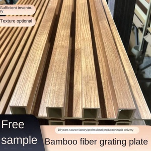 แผ่นไฟเบอร์กราติ้งจากโรงงาน SOURCE สำหรับตกแต่งผนังภายในแบบ WPC Great Wall ติดตั้งเองได้ - Product Image 3