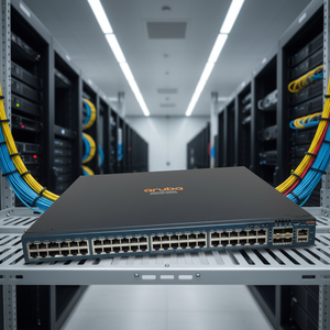 NOUVEAU Commutateur réseau HP <span class=keywords><strong>Aruba</strong></span> <span class=keywords><strong>6300F</strong></span> 48G CL4 PoE 4SFP56 12M (JL665A) avec 4 ports XSFP, prise en charge QoS et SNMP - Product Image 2