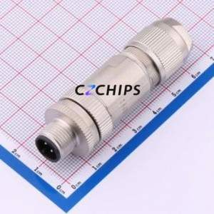 I.AX.TSN.M12.P04.NP7 Circular (Cable) Connector Connector ( Jack Specification: M12 )( Total PIN Count: 4P )( Gender: Male ) - Product Image 1