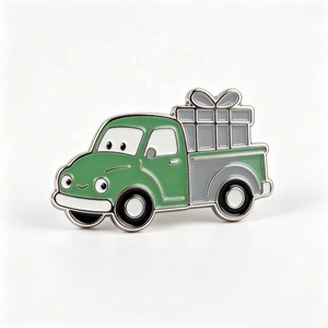 Simpatico Distintivo in Metallo Smaltato Morbido a Forma di <span class=keywords><strong>Auto</strong></span> Cartone Animato, Personalizzabile con Logo, in Lega, per Eventi, Feste, Decorazioni e Souvenir per Bambini (Vendita all'Ingrosso) - Product Image 2
