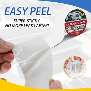 Cinta selladora de butilo blanca para techos de caravanas, resistente a los rayos UV, impermeable y a prueba de intemperie, para reparación de fugas en caravanas, remolques y barcos, precio al por mayor. - Product Image 6