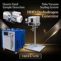 Générateur d'oxyhydrogène DAYE HHO PLC 3500W double tension (220V/380V) avec tube en verre de quartz pour flamme de gaz brun, scellage sous vide, garantie 1 an