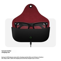 Lunettes intelligentes transfrontalières MT5 pour appels, traduction IA, assistant vocal, lecture de musique, contrôle tactile, batterie 300 mAh