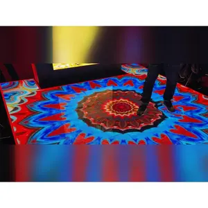 Écran d'affichage à LED Tuile vidéo interactive pour piste de danse
