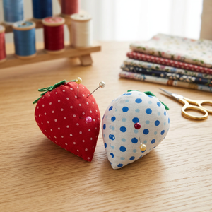 AA0283 Strawberry <b>Pin</b> Cushion | Hand <b>Sewing</b> Accessories|Strawberry Shape Cloth <b>Pin</b> Cushion With Colorful <b>Pins</b> <b>Sewing</b> Accessory - Product Image 2