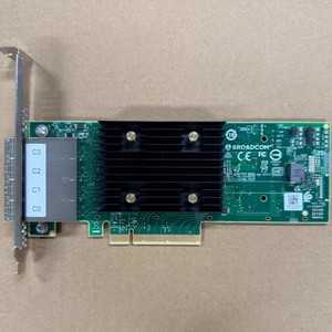บรอดคอม ซาส 3816 ซีรีส์ พีซีอี 4.0 X8 การ์ดพอร์ตภายนอกหลายโปรโตคอลการส่งข้อมูลความเร็วสูง - Product Image 1