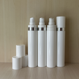 Flacon pulvérisateur miniature de voyage en plastique blanc givré de 100 ml, sans air, à brume fine, pour parfum, <span class=keywords><strong>tonique</strong></span>, spray capillaire, hydratant pour le visage - Product Image 3