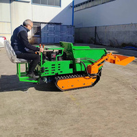Mini-dumper chenillé auto-chargeur pour travaux agricoles et de construction, vente directe usine