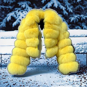 Giacca Corta Sexy Casual da Donna in Finta Pelliccia di Procione in 26 Colori, Taglie <span class=keywords><strong>S</strong></span>-8XL, Lussuoso Cappotto Soffice Invernale da Donna a Maniche Lunghe - Product Image 1