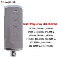 Télécommande de porte de garage multifréquence 280-868 MHz, duplicateur, clone, ouvre-porte 4 en 1, code fixe, code roulant, émetteur
