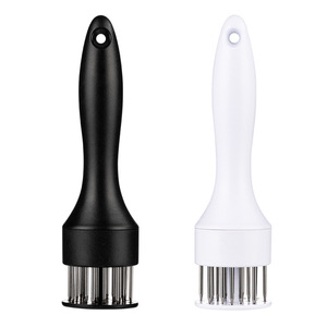 Meat Tenderizer With Stainless Steel Needles Black Handle For Steak Poultry Tenderizing - Product Image 5