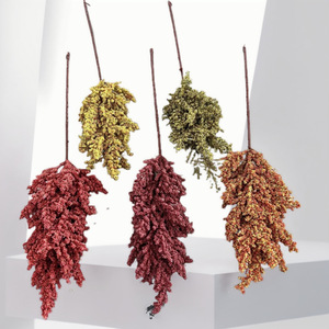 ก้านข้าวฟ่างเทียมเหมือนจริงสำหรับอุปกรณ์ประกอบฉากถ่ายภาพและตกแต่งกลับไปโรงเรียน-ตกแต่งหน้าต่างโรงแรมและร้านค้า - Product Image 2