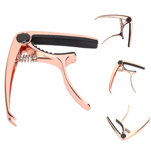 Guitar Capo Clamp Key Tuner C para <span class=keywords><strong>guitarra</strong></span> folclórica Accesorios para instrumentos musicales - Product Image 4