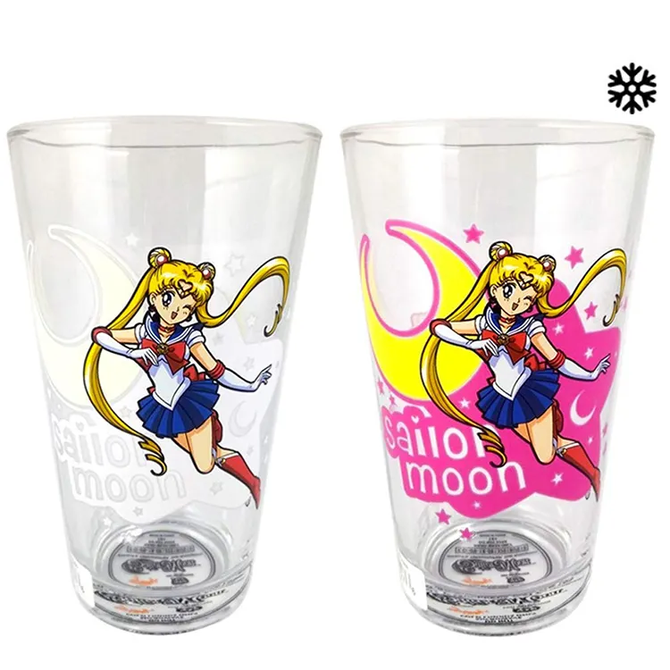 Verre à couleur changeante personnalisé, applique murale Sailor Moon, sensible au froid