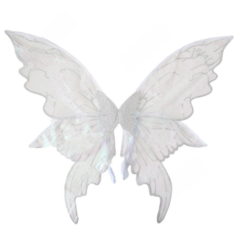 Mariposa blanca plateada