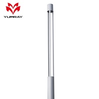 Lampadaire LED en aluminium étanche IP65 pour aménagement paysager et éclairage public, carré, pour parcs, jardins et allées, certifié CE, garantie 5 ans