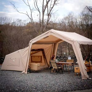 Tenda Gonfiabile GSD Outdoors con Cabine Nuovo Stile Lussuosa Tenda <span class=keywords><strong>Glamping</strong></span> per Campeggio e Attività Safari - Product Image 2