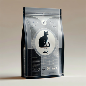 Tùy chỉnh 1kg 2kg 3kg 5kg 10kg 15kg 20kg đáy phẳng Mylar đứng lên túi chó mèo Cá Chim thức ăn vật nuôi bao bì túi có khóa kéo - Product Image 6