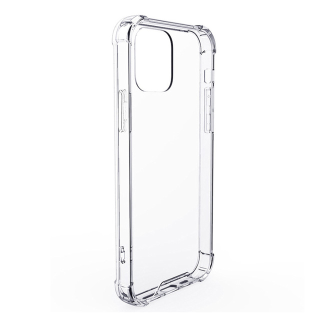 Wholesale 1.0MM Shockproof Bumper Clear Transparent TPU PC Phone Case for iPhone 14 11 12 13 Pro Max Case