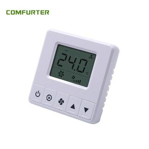 Ventilatore <span class=keywords><strong>a</strong></span> tubo 2/4 con valvole elettriche <span class=keywords><strong>a</strong></span> due fili con Display digitale termostato ambiente per unità ventilatori - Product Image 2