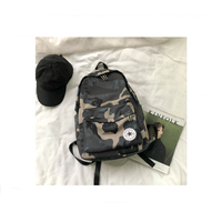 Tas Fashion Kamuflase 3 Warna, Tas Ransel Keren untuk Pelajar, Multifungsi, untuk Sekolah Menengah dan Kampus