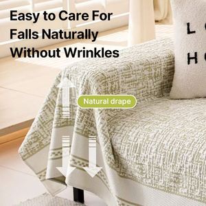 Custom Size Cool Feeling Couch Towel Dust Proof Furniture <b>Protector</b> Ice Crystal Fiber <b>Sofa</b> Throw Blanket with Non Slip Backing - Product Image 4
