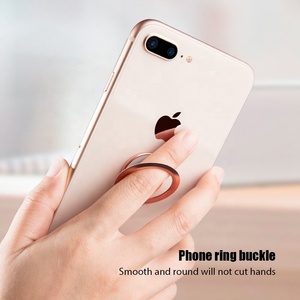 Support de <span class=keywords><strong>t</strong></span>éléphone portable magnétique ultra-fin <span class=keywords><strong>en</strong></span> métal de luxe avec anneau rotatif à 360° pour <span class=keywords><strong>t</strong></span>éléphones mobiles - Product Image 3