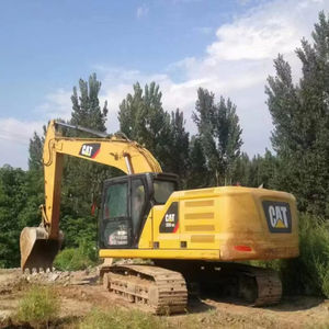 Excavatrice sur chenilles hydraulique CAT320GC d'occasion haute performance 20 tonnes d'origine japonaise |   Attache de râteau à excellente profondeur de fouille - Product Image 4