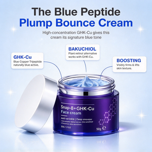 ครีมบำรุงผิวหน้า Snap 8 GHK Cu Copper Tripeptide 1 ผสมโซเดียมไฮยาลูโรเนต ช่วยลดเลือนริ้วรอย กระชับผิว ฟื้นฟูอย่างล้ำลึก ปรับปรุงความยืดหยุ่นของผิว - Product Image 2