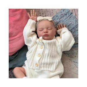 Poupée Bébé Reborn Réaliste en <span class=keywords><strong>Silicone</strong></span> Souple de 19 Pouces pour Fille - Nouvelle Collection - Product Image 1