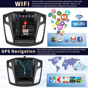 Đầu CD xe hơi Podofo 9.7 inch dành cho Ford <span class=keywords><strong>Focus</strong></span> 2012-2018, tích hợp Carplay, Android Auto, GPS, <span class=keywords><strong>Wifi</strong></span>, FM, RDS, BT, Hifi, CANBUS, MIC, <span class=keywords><strong>camera</strong></span> AHD - Product Image 4