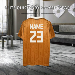 เสื้อเจอร์ซีย์แข่งขันฟุตบอลแบบไทยระบายอากาศได้ดีแห้งเร็วชุดเล่นฟุตบอลรุ่นใหม่สำหรับฤดูร้อน100% ผ้าโพลีเอสเตอร์สำหรับผู้ชาย - Product Image 2