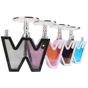 ชุดท่อ2ท่อนสำหรับสูบชิชาฮุคคาแบบมีฟองไฟ LED - Product Image 3