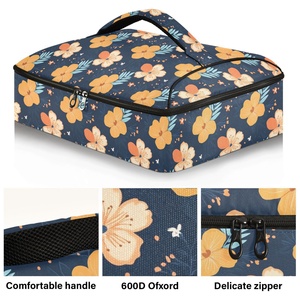 Customizable Bags Factory Supply Hawaiian Lehua Ulu Breadfruit Large Capacity Portable Carriers Food Delivery Bag for Picnic - Product Image 2
