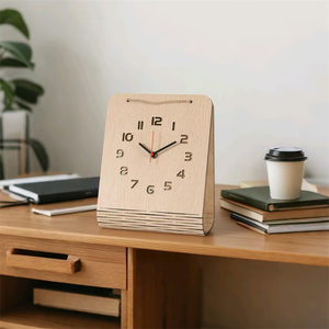 Handmade Laser Khắc Bằng Gỗ Đồng Hồ Độc Đáo Gỗ Thủ Công Mỹ Nghệ & Tường Dấu Hiệu Cho Trang Trí Nội Thất Cho Phòng Khách Hoặc Văn Phòng Tường - Product Image 4