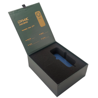 Boîte cadeau en carton magnétique durable personnalisable avec impression dorée pour mariage et bijoux, prix négociable