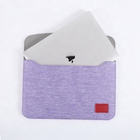 Funda de fieltro de tela Oxford para ordenador portátil, bolsa de tela ecológica bonita para Mac Air Pro Macbook, venta al por mayor