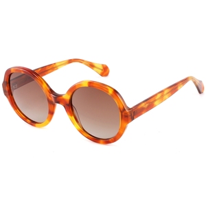 Lunettes de soleil unisexes rondes en acétate de tortue, monture complète, protection UV400, protection solaire pour adultes - Product Image 4