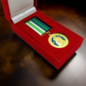 Maßgefertigte Hochwertige Sportmedaillen Souvenir-Emaille-Medaille mit Samtbox - Product Image 1