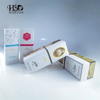 Dossiers de rangement cosmétiques personnalisés, gaufrés, laminés mats, recyclables, avec emballage pour soins de la peau, pour la beauté et les cosmétiques