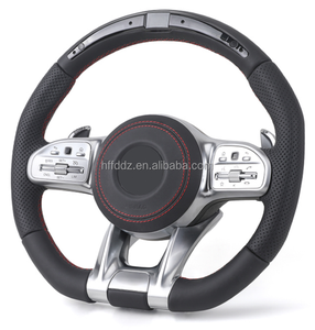 Volant en fibre de carbone pour <span class=keywords><strong>Mercedes</strong></span> Benz W204, compatible avec Cla C117 W176 W212 W213 W207 W218 X204 W117 S204 C204 C63 AMG C180 - Product Image 1