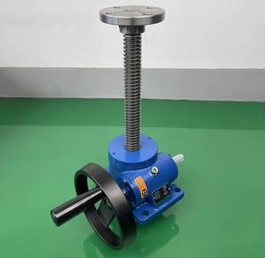 SWL 1T Loading Weight 200KG Ratio 6:1 / 10:1 /12:1 Manual Type Mechanical Screw Jack Lift <strong>Worm</strong> <strong>Gearbox</strong> - Product Image 5