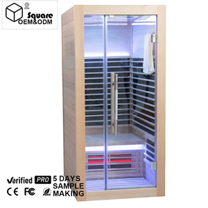 A basso prezzo moderno Canadian Hemlock legno massello <span class=keywords><strong>Sauna</strong></span> secca 1 persona al coperto lontano infrarosso Villa <span class=keywords><strong>palestra</strong></span> stanza <span class=keywords><strong>Sauna</strong></span> - Product Image 2